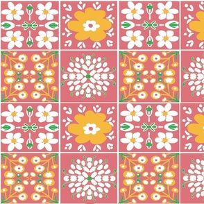 FLORAL GEOMETRIC ONE  LIMITED PALETTE