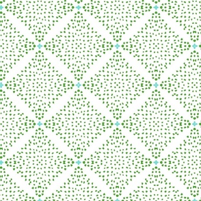 Minimal Moroccan Tile Green