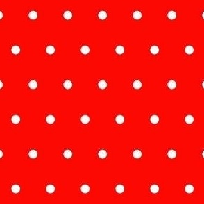 Red With White Polka Dots (Medium Scale)