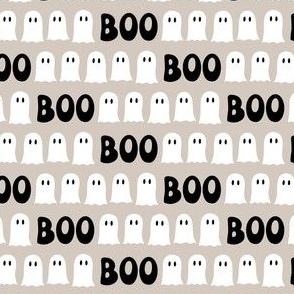 (small scale) Boo Halloween Ghost - beige - LAD22
