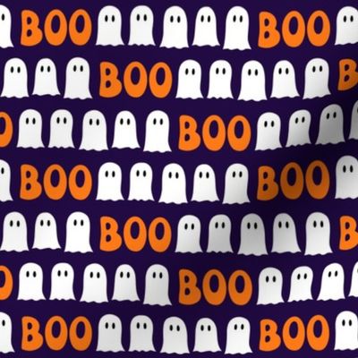 Boo Halloween Ghost - dark purple - LAD22