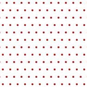 White With Red Polka Dots (Small Scale)