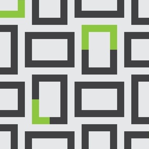 Bold Green-Pop Rectangles (large)