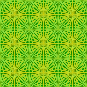 Starburst Disco Revival Whimsical Funky Traditional Fun Vintage Retro Star Pattern in Bright Colors Limeade Lime Green 4D9900 Lime Green Yellow AED43D Citrine Yellow Green CCCC00 Dynamic Modern Geometric Abstract