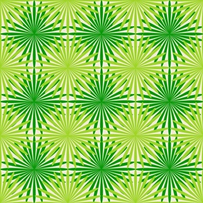 Starburst Disco Revival Whimsical Funky Traditional Fun Vintage Retro Star Pattern in Bright Colors Limeade Lime Green 4D9900 Lime Green Yellow AED43D Dynamic Ivory White F0E9DD Dynamic Modern Geometric Abstract