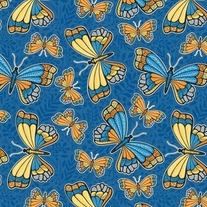 Butterfly blue 6 inch