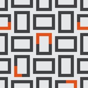 Bold Orange-Pop Rectangles (medium)