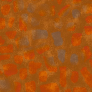 Random Spots Orange Bright