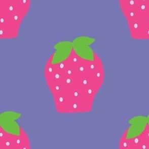Very Peri and Pink Strawberries