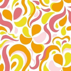 Optimism palette - hand drawn swirl