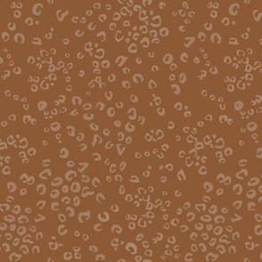 Jaguar Print Pattern-Caramel