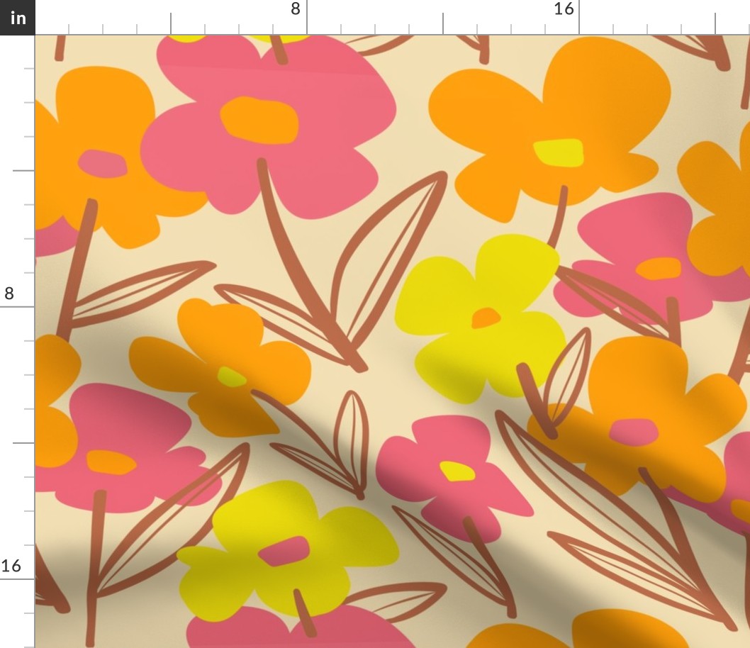 Summer Time Floral - Large Scale