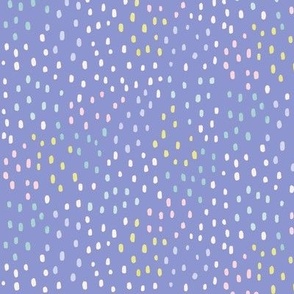 abstract dots - blue