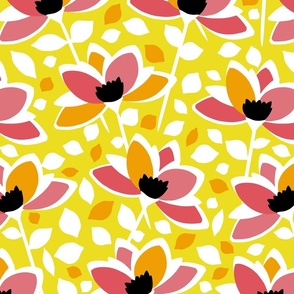 Pastel-Flower-Power-Optimism--BRIGHT-GREEN--M---MEDIUM-watermelon-marigold-lemon-lime