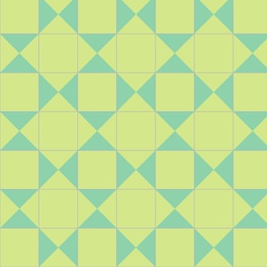 Minimal Bold Honeydew and Jade Tiles