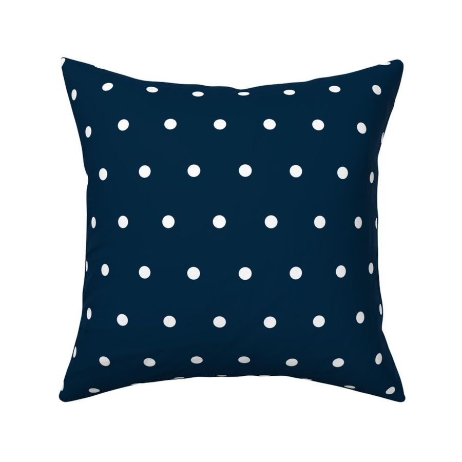 Navy With White Polka Dots (Large Scale)