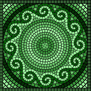 mosaic-green