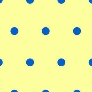 Butter With Blue Polka Dots (Large Scale)