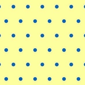 Butter With Blue Polka Dots (Medium Scale)