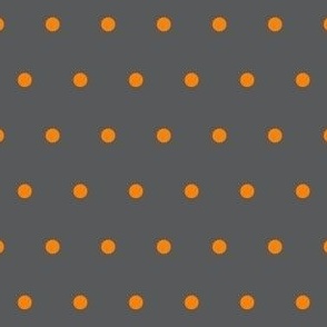 Smokey Grey With Tennessee Orange Polka Dots (Medium Scale)