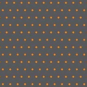 Smokey Grey With Tennessee Orange Polka Dots (Small Scale)
