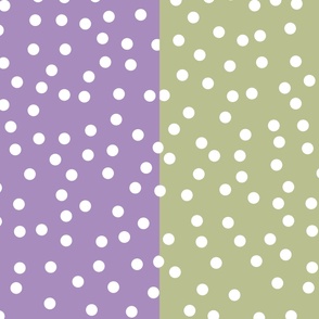Dotty lilac and green Pattern