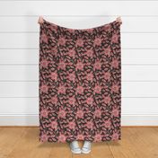 Gemma Floral - Large - Watermelon - Dark