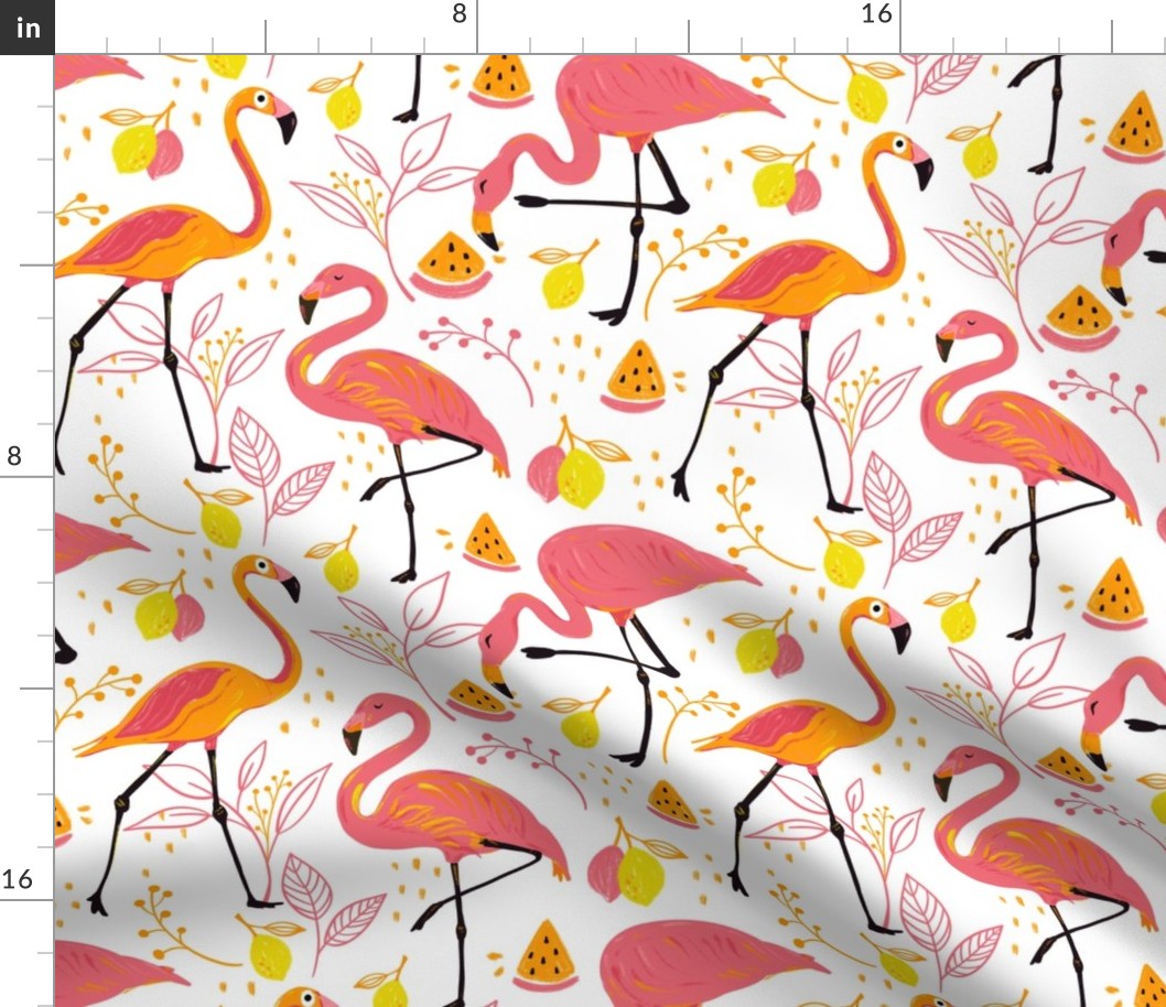 Summer Flamingos