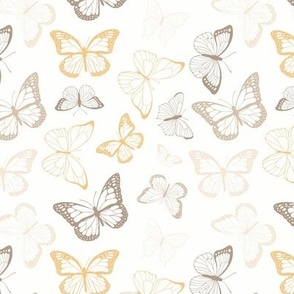 Boho Butterflies, 6x6 