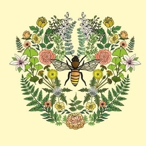 Honey Bee Garden tile 