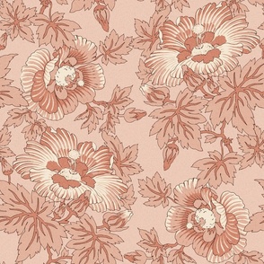 Oriental Floral Fabric, Wallpaper and Home Decor | Spoonflower