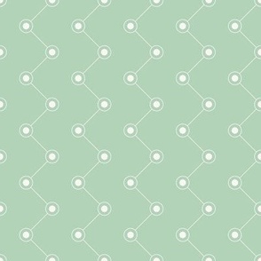 8X8 Zigzag - LARGE Scale - Halloween Coordinate - Halloween Backgrounds - Cute Pastel Halloween - Halloween Aesthetic - Pastel Mint