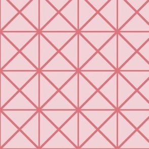 Wireframe Plaid Petal Solid Colors Cotton Candy Watermelon