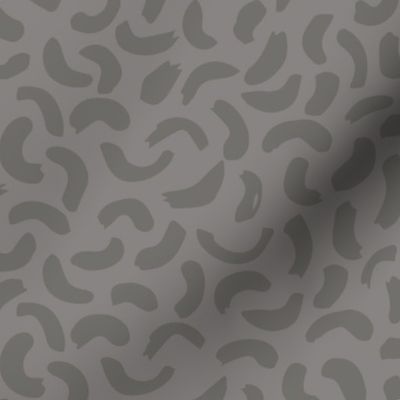 Painterly Cheetah Print | Medium Scale | Battleship Gray, Taupe Grey | non directional brush strokes