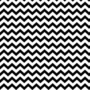 Black and White Chevron