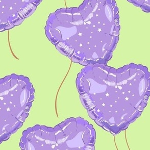 heart balloon LIME purple-01