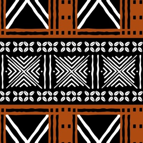 African Bogolonfini Fabric Pattern