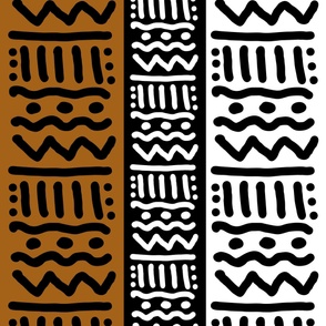 African Bogolan Mud Cloth Fabric