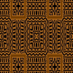 African Brown Abstract