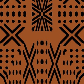 Lovey Brown African Design