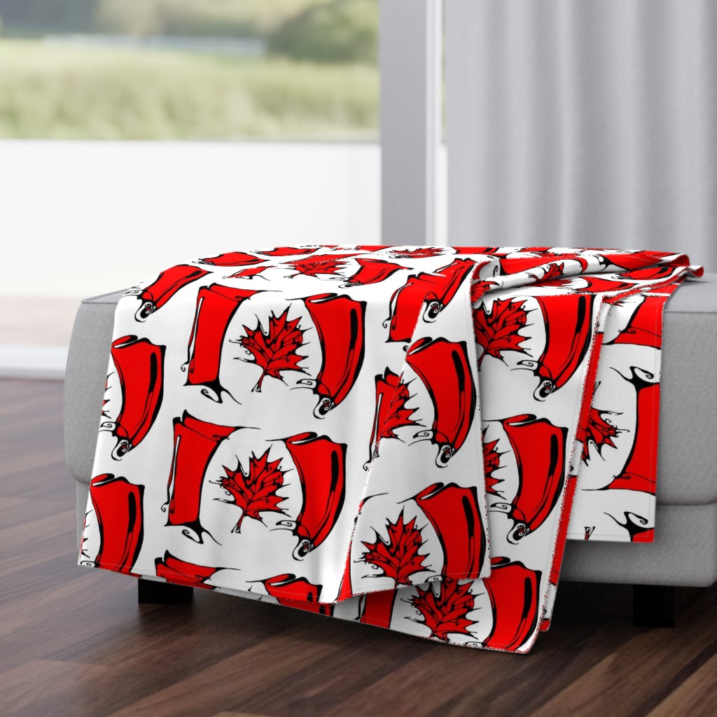 Inkblot Canadian Flag