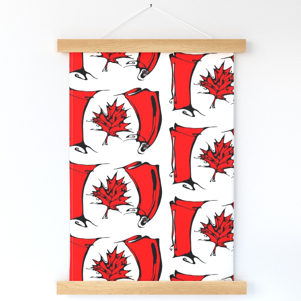 Inkblot Canadian Flag