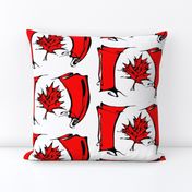 Inkblot Canadian Flag