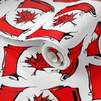 Inkblot Canadian Flag