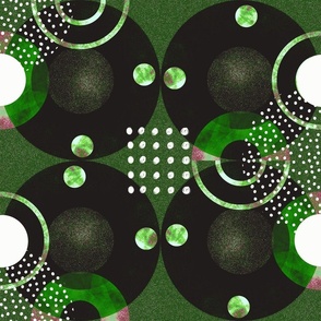 Bold Dots Green