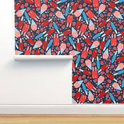 Red White and Blue Popsicle Party - Large Scale