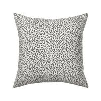 Painterly Cheetah Print | Small Scale | Cream White and Taupe Grey | non directional brush strokes