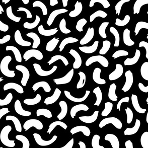 JUMBO | Painterly Cheetah Print in Black and White