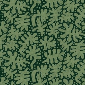 Joyful Jungle Palms  (dark green coordinate)