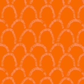 Bright Arch Scales // Carrot Peach Orange